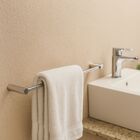 Porta Toalha Lavabo Para Banheiro Metal Alto Brilho 42cm Orion