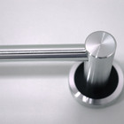 Porta Toalha Longo / Toalheiro Em Alumínio - Acabamento Redon