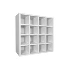 Porta Toalha Nicho Toalheiro 16 Lugares 52x52cm Sam Branco M1