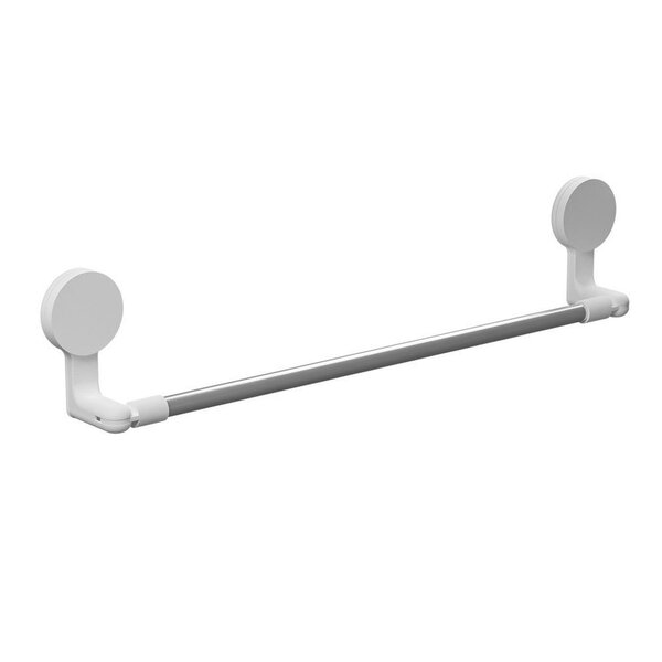 Porta Toalha Para Banheiro Com Adesivo Astra Branco