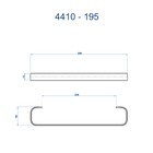 Porta Toalha Reto Curto 30 Cm Soft Ouro Velho Fani