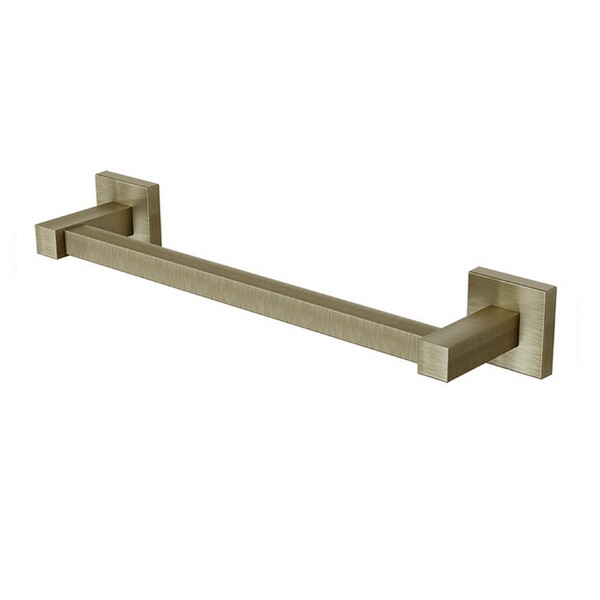 Porta Toalha Reto Curto 30 Cm Versata Ouro Velho Fani