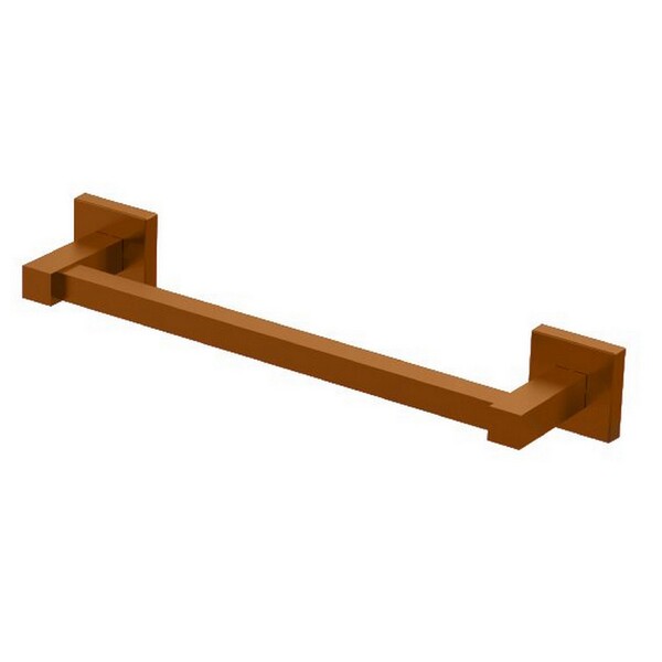 Porta Toalha Reto Curto 30 Cm Versata Rose Gold Fani