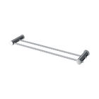 Porta Toalha Reto Duplo Longo 4900 C48 Cromado Fani