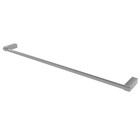 Porta Toalha Reto Longo 60 Cm Quartzo Grafite Escovado Fani