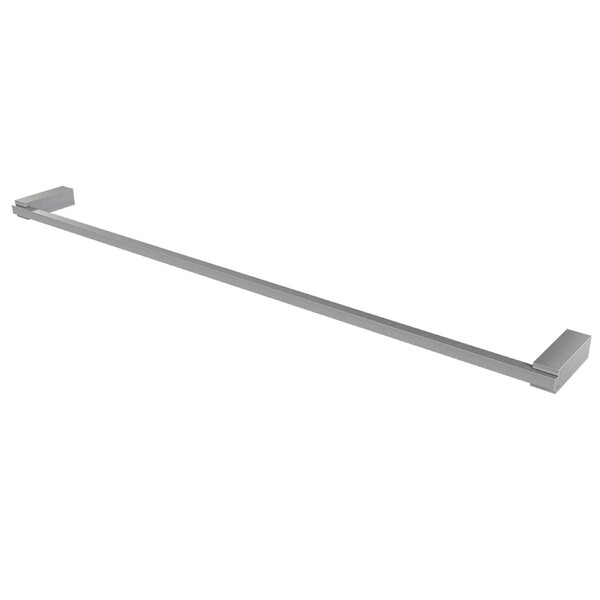 Porta Toalha Reto Longo 60 Cm Quartzo Grafite Escovado Fani