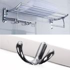 Porta Toalha Retratil Toalheiro Luxo Cromado Pendurar Banheir