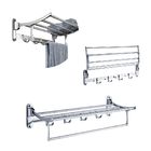 Porta Toalha Retratil Toalheiro Luxo Cromado Pendurar Banheir