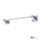 Porta Toalha Rosto 30 Cm Super Luxo Latão Quadritt Cromado