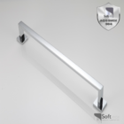 Porta Toalha Rosto 30cm Cromado