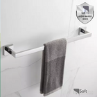 Porta Toalha Rosto 30cm Cromado