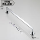 Porta Toalha Rosto 30cm Cromado