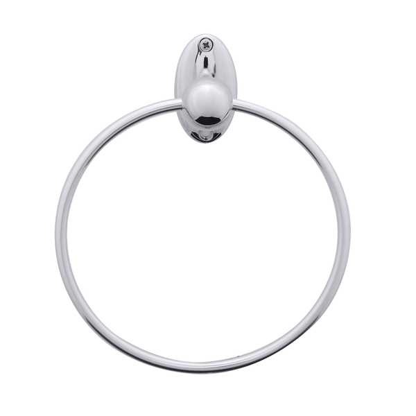 Porta Toalha Rosto  Metal Argola Bali