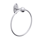 Porta Toalha Rosto  Metal Argola Bali