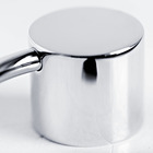 Porta Toalha Rosto Argola Flex 15,50x14,80x3,50cm Prata