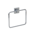 Porta Toalha Rosto Argola Prata