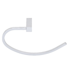 Porta Toalha Rosto Argola Metal Brilhante Parafuso Reia Sensea