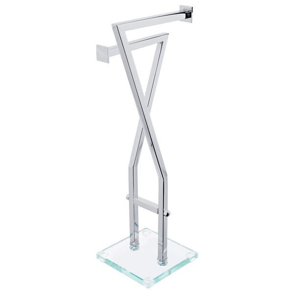 Porta Toalha Rosto Metal Barra Quadra Luzarte Leroy Merlin