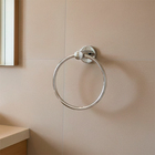 Porta Toalha Rosto Cromado Prática Metal 20cm Stoc