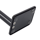 Porta Toalha Rosto de Bancada Duplo Metal Preto Brilhante BL11 Fani