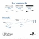 Porta Toalha Rosto De Parede Para Banheiro Metal Alto Brilho