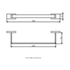 Porta Toalha Rosto - Dom