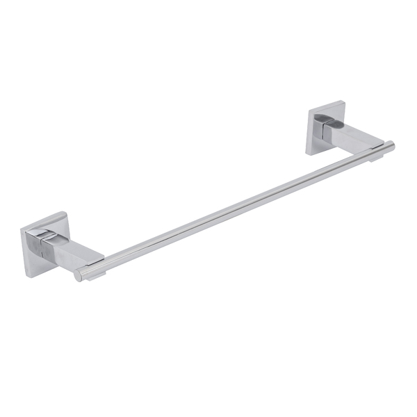 Porta Toalha Rosto e Banho Metal 35,5cm Atrio Prata