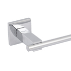 Porta Toalha Rosto e Banho Metal 35,5cm Atrio Prata