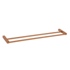 Porta Toalha Rosto e Banho Metal 67cm Rose Gold Quartzo