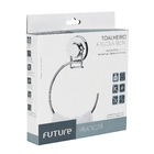 Porta Toalha Rosto e Banho Metal Argola  Future