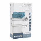 Porta Toalha Rosto e Banho Metal Barra  Future