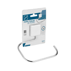 Porta Toalha Rosto Elegance Cromado com Parafuso e Bucha