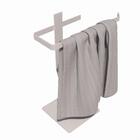 Porta Toalha Rosto Mao Toalheiro Bancada Pia Lavabo Branco