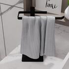 Porta Toalha Rosto Mao Toalheiro Bancada Pia Lavabo Preto