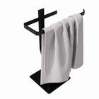 Porta Toalha Rosto Mao Toalheiro Bancada Pia Lavabo Preto