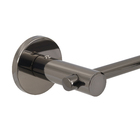 Porta Toalha Rosto Metal 36cm Grafite Brilhante Agata/Jade Fani