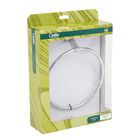 Porta Toalha Rosto Metal Argola Cube Celite