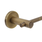 Porta Toalha Rosto Metal Ouro Velho 36cm Agata/Tusne Fani