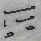 Porta Toalha Rosto Metal Ronda Black Fani