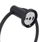 Porta Toalha Rosto Aço Inox Preto 27cm Prática Stoc