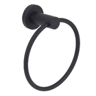 Porta Toalha Rosto Aço Inox Preto 27cm Prática Stoc