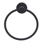 Porta Toalha Rosto Aço Inox Preto 27cm Prática Stoc