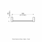 Porta Toalha Rosto - Trend