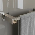 Porta Toalha Toalheiro De Banheiro Lavabo 30cm Aço Inox 304 A