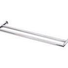 Porta Toalha Toalheiro De Banho Banheiro 60cm Duplo Em Aço In