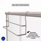 Porta Toalha Toalheiro De Box Para Duas Toalhas Ideal Para Ap