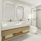 Porta Toalha Toalheiro De Rosto De Banheiro 30cm Em Aço Inox