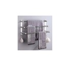 Porta Toalha Triplo Em Aço Inox Banheiro 60cm Modelo Romano