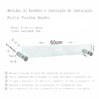 Porta Toalhas Banho Acessório Em Vidro Retrô 206rt Grego Metal