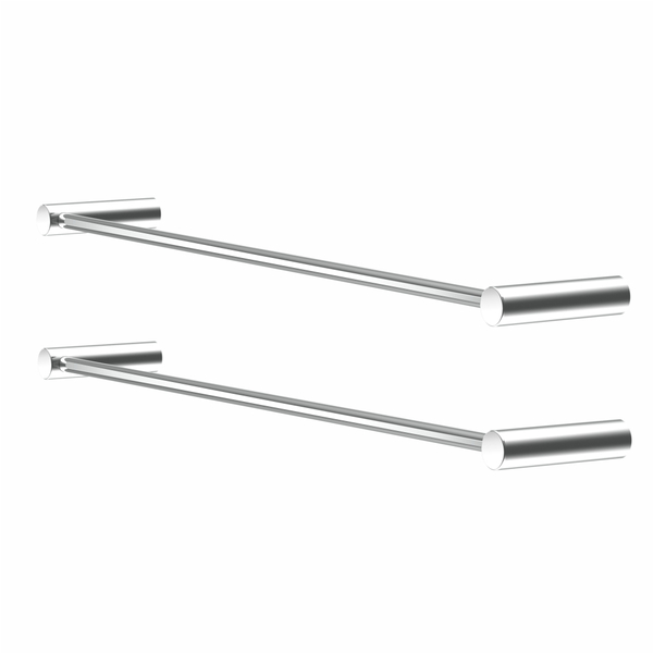 Porta Toalhas De Banho Kit 2 Peças Slim 510ls2 Grego Metal